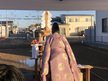 牟呂の家、地鎮祭！