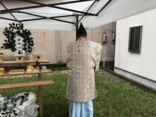 弥生町のWB新築、地鎮祭！